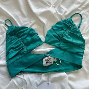 NEW princess polly green tank top size 6
